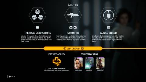 leia organa abilities