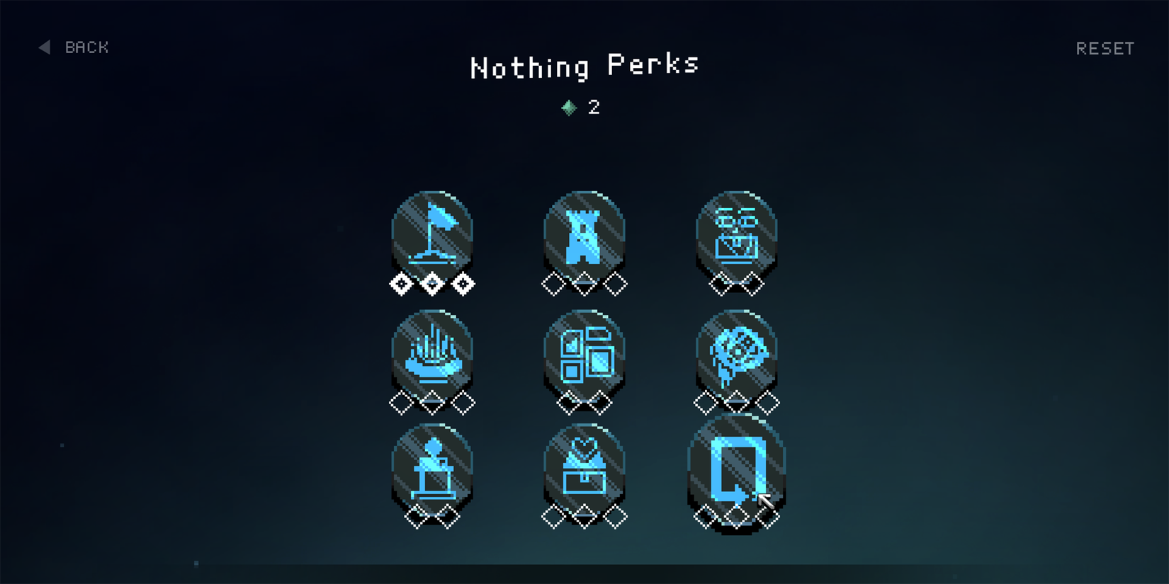 Level up to get perks in nine kings