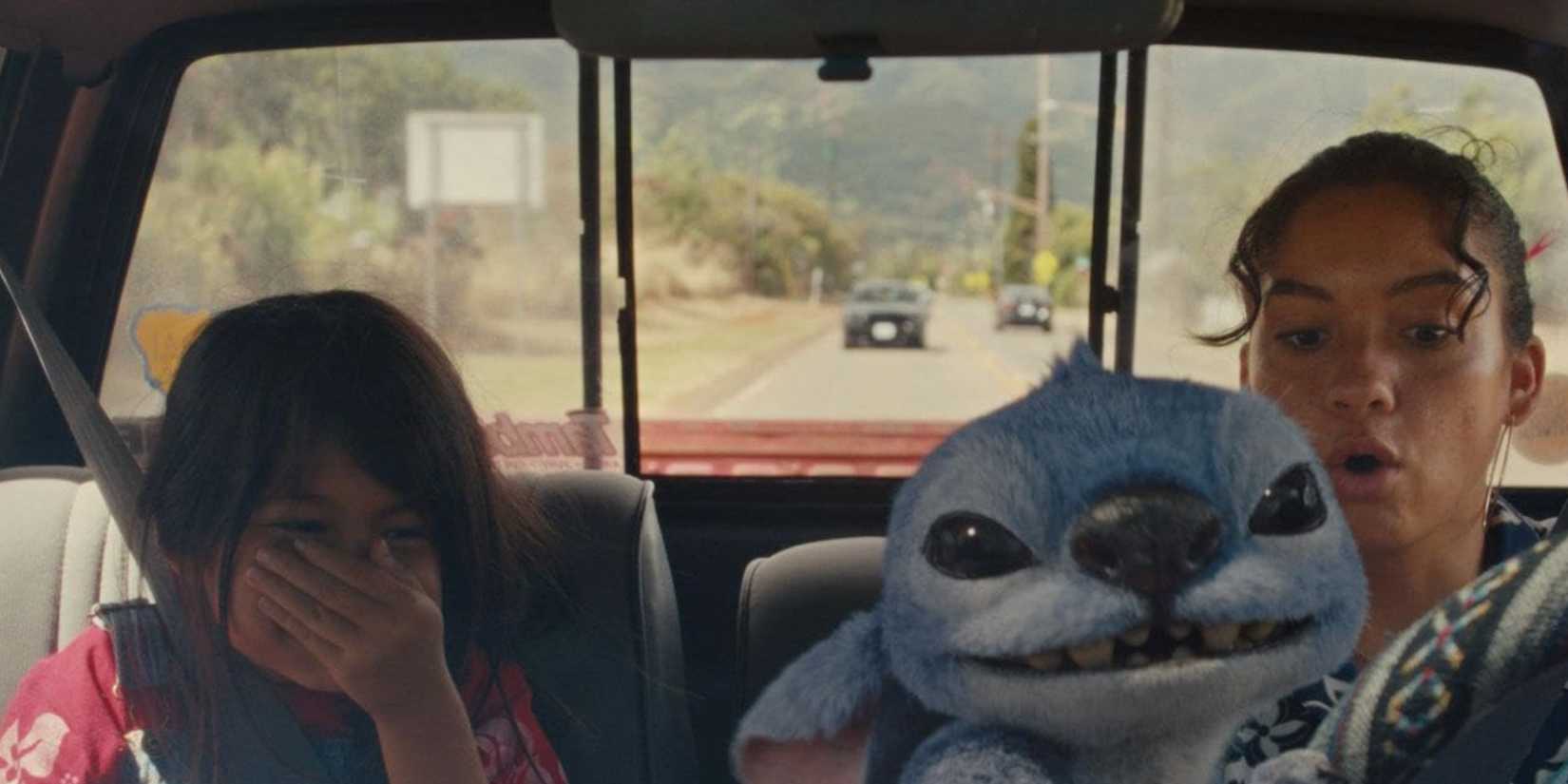 Chris Sanders, Maia Kealoha, and Sydney Agudong in Lilo & Stitch 