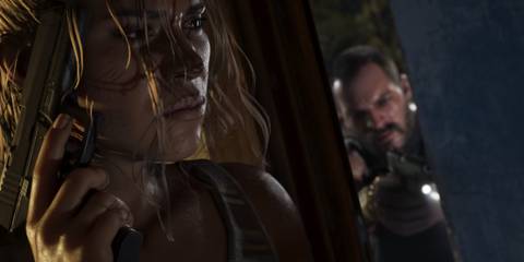 Lucia with a gun in Grand Theft Auto 6