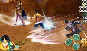 luffy in combat in One Piece Unlimited Cruise