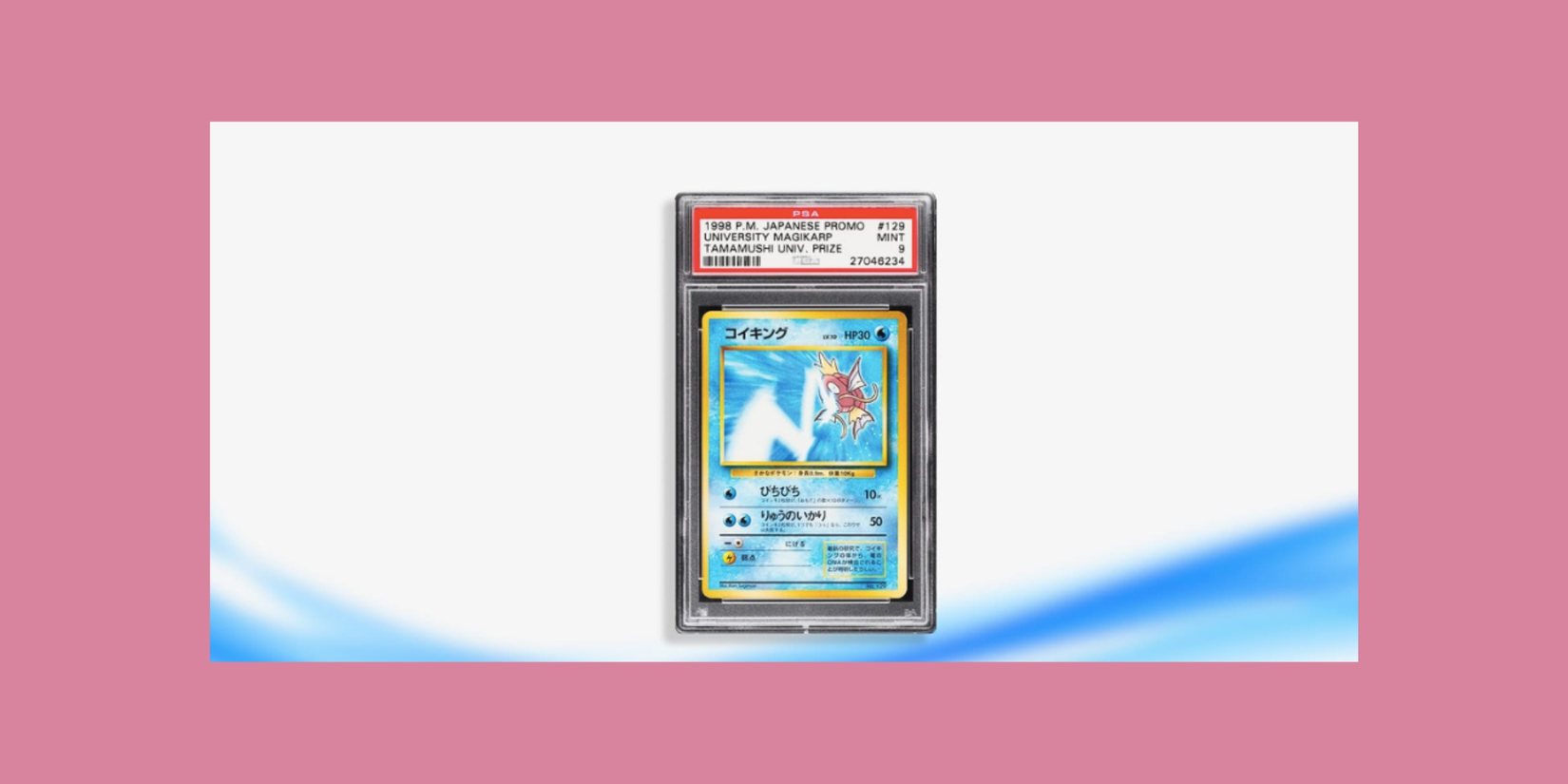 Magikarp top prize Pokemon card