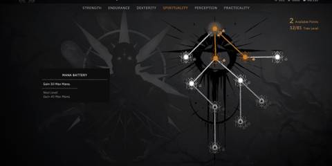 mana battery skill in tainted grail the fall of avalon