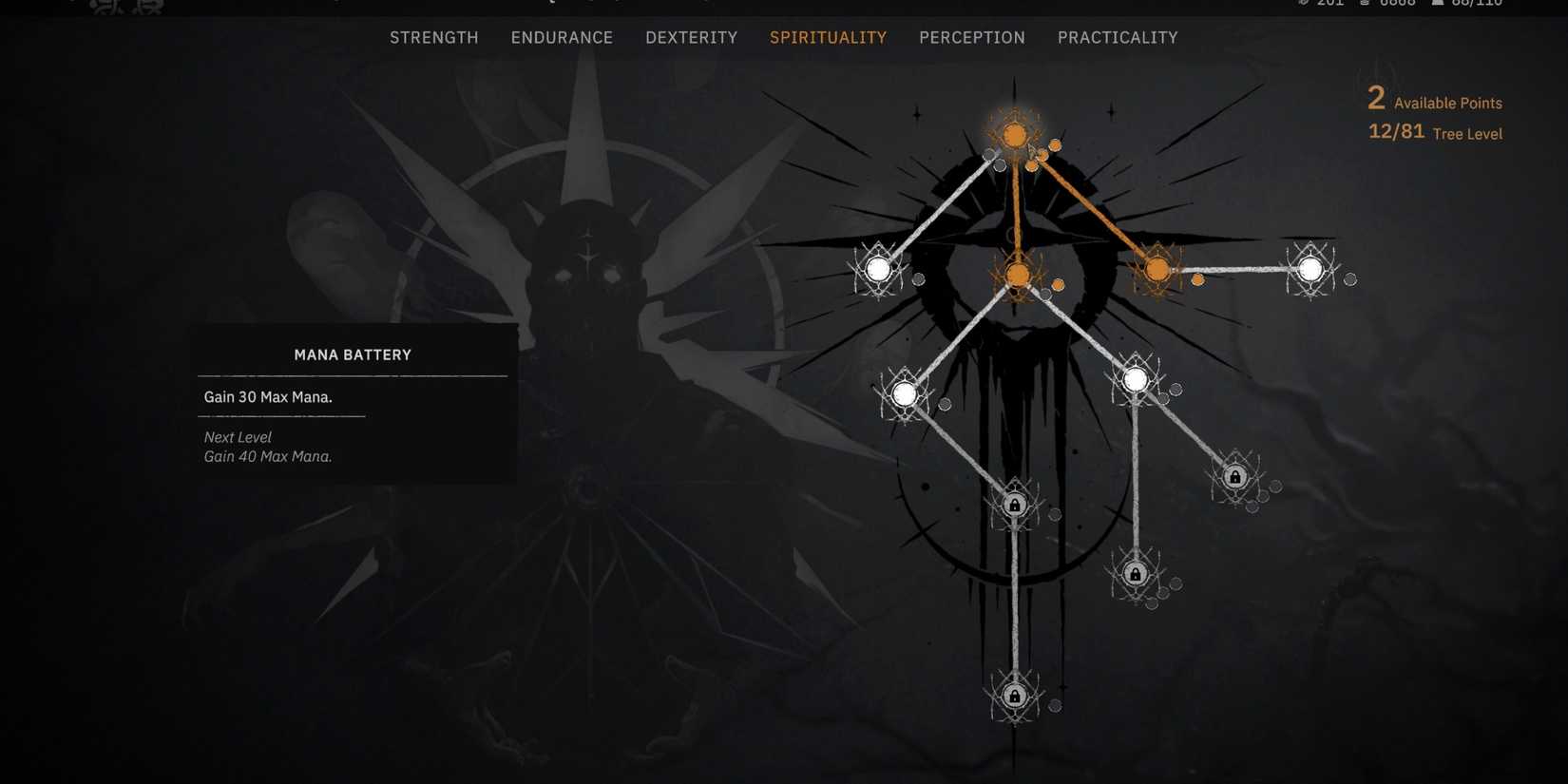mana battery skill in tainted grail the fall of avalon