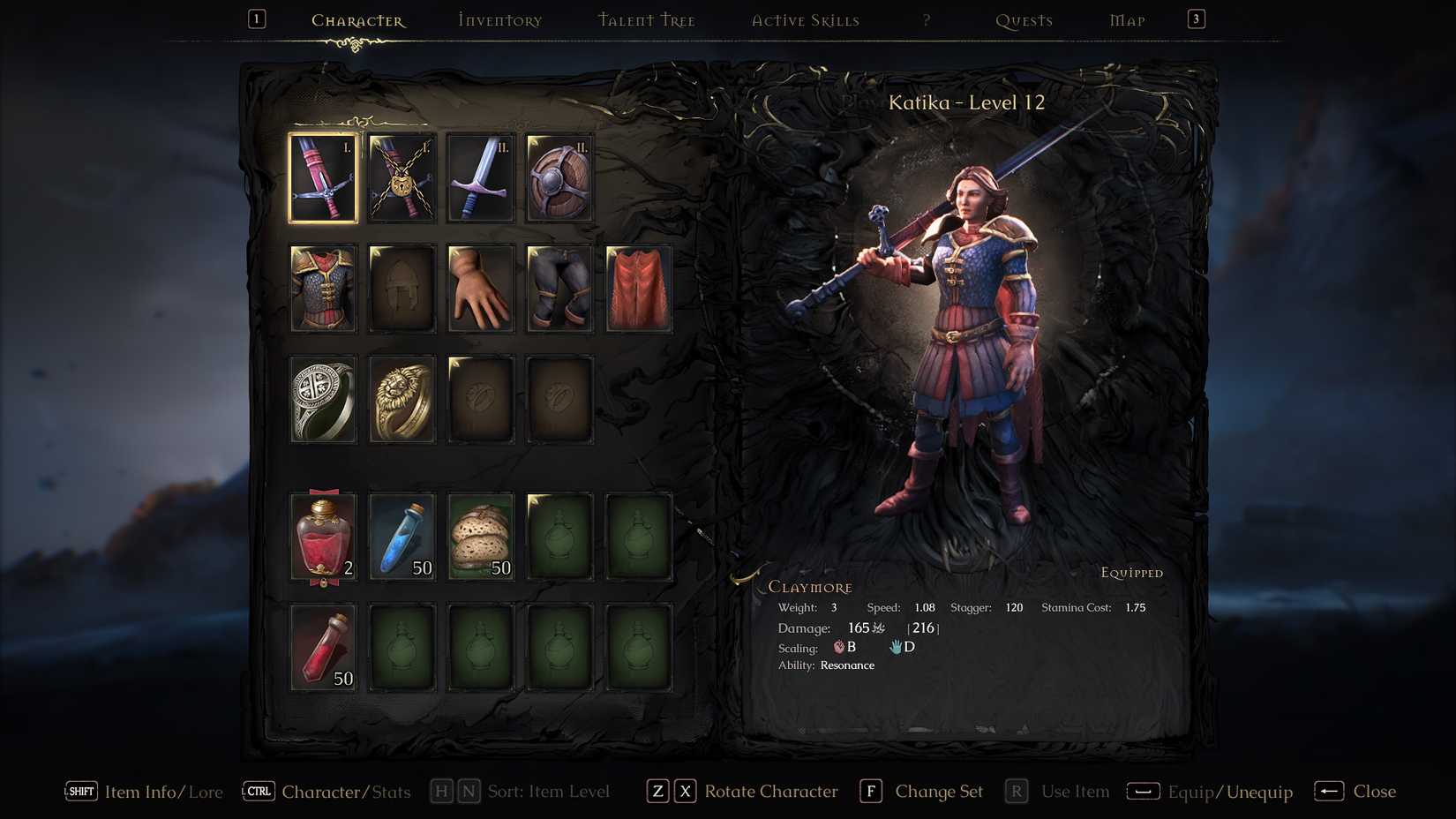 Mandragora Inventory