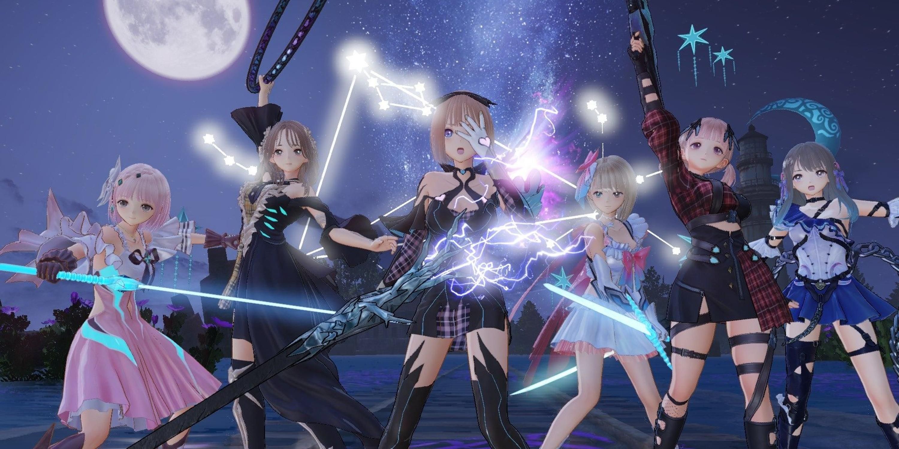 Many of the main characters in Blue Reflection Second Light