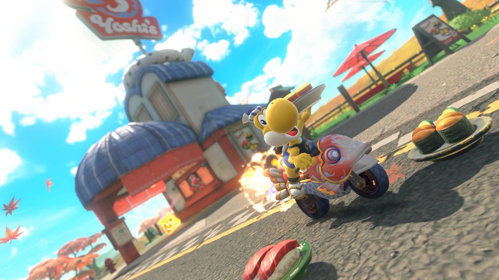 Mario Kart World Yellow Yoshi