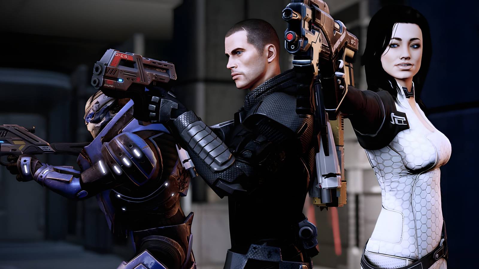 Mass Effect 2 Garrus Shepard Miranda