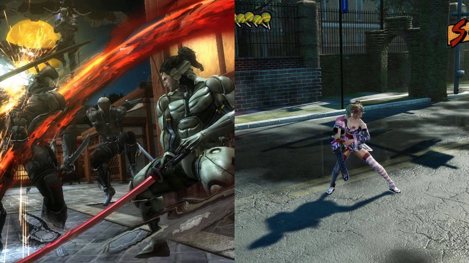 Metal Gear Rising Revengeance and Lollipop Chainsaw RePOP
