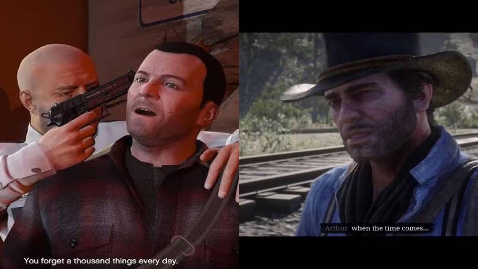 Michael De Santa – Grand Theft Auto 5 & Arthur Morgan – Red Dead Redemption 2