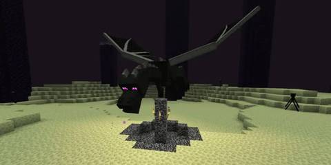 Minecraft Fan Creates Amazing Ender Dragon Statue
