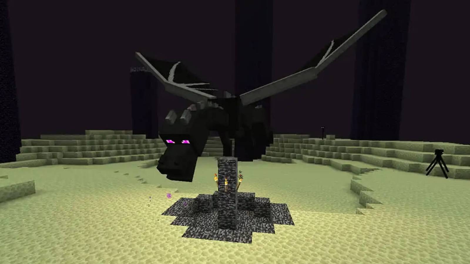 Minecraft Fan Creates Amazing Ender Dragon Statue