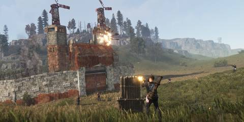 Rust: PvP combat, base raiding, guns and explosions