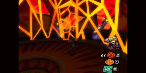 Psychonauts: Dead orphans taunting and begging Milla for help, Milla's Dance Party Easter Egg