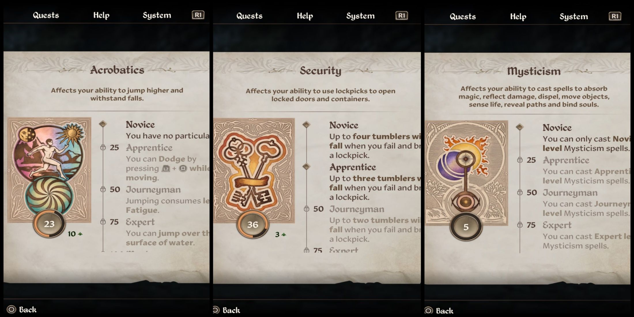 Oblavian Remastard en el mejor de los casos, clasificado 21 Elder Scroll 4 Bissing La habilidad más inútil es el collage de juego mixto