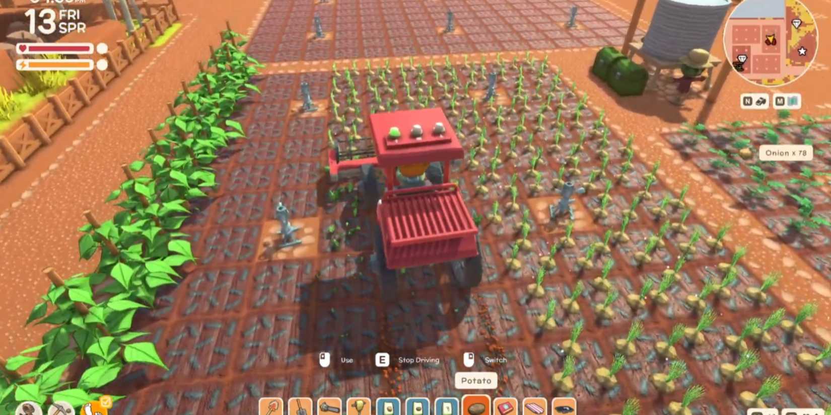 StoriesWithAzyh YouTube video screenshot - player harvesting onions