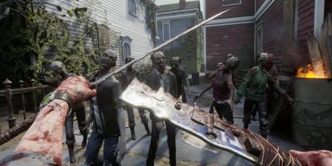 player duel wielding weapons