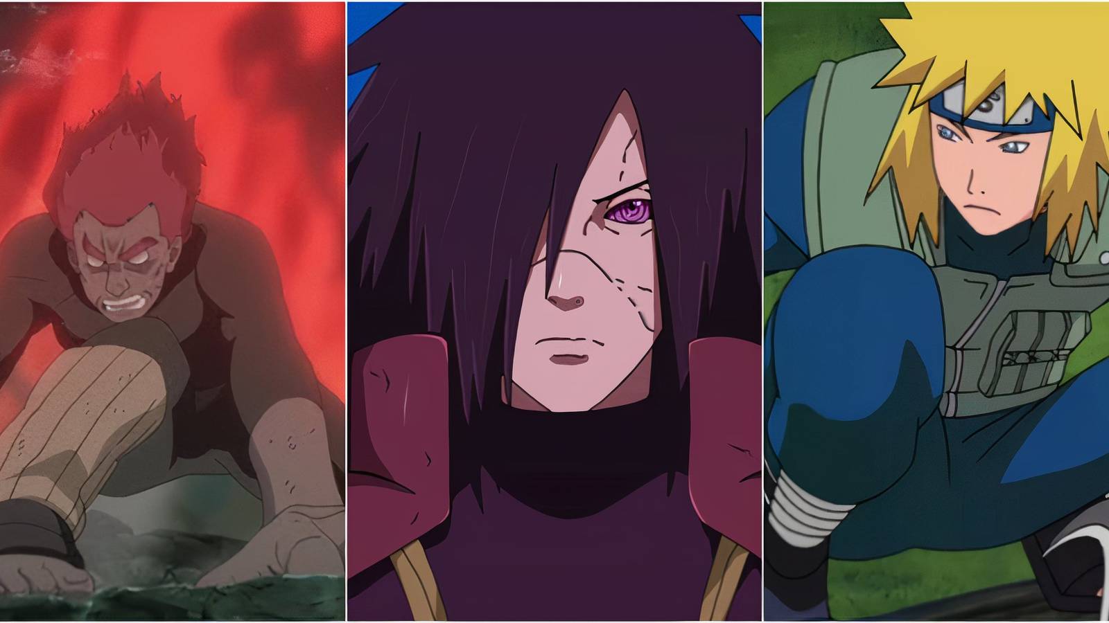 Might Guy, Madara, Minato