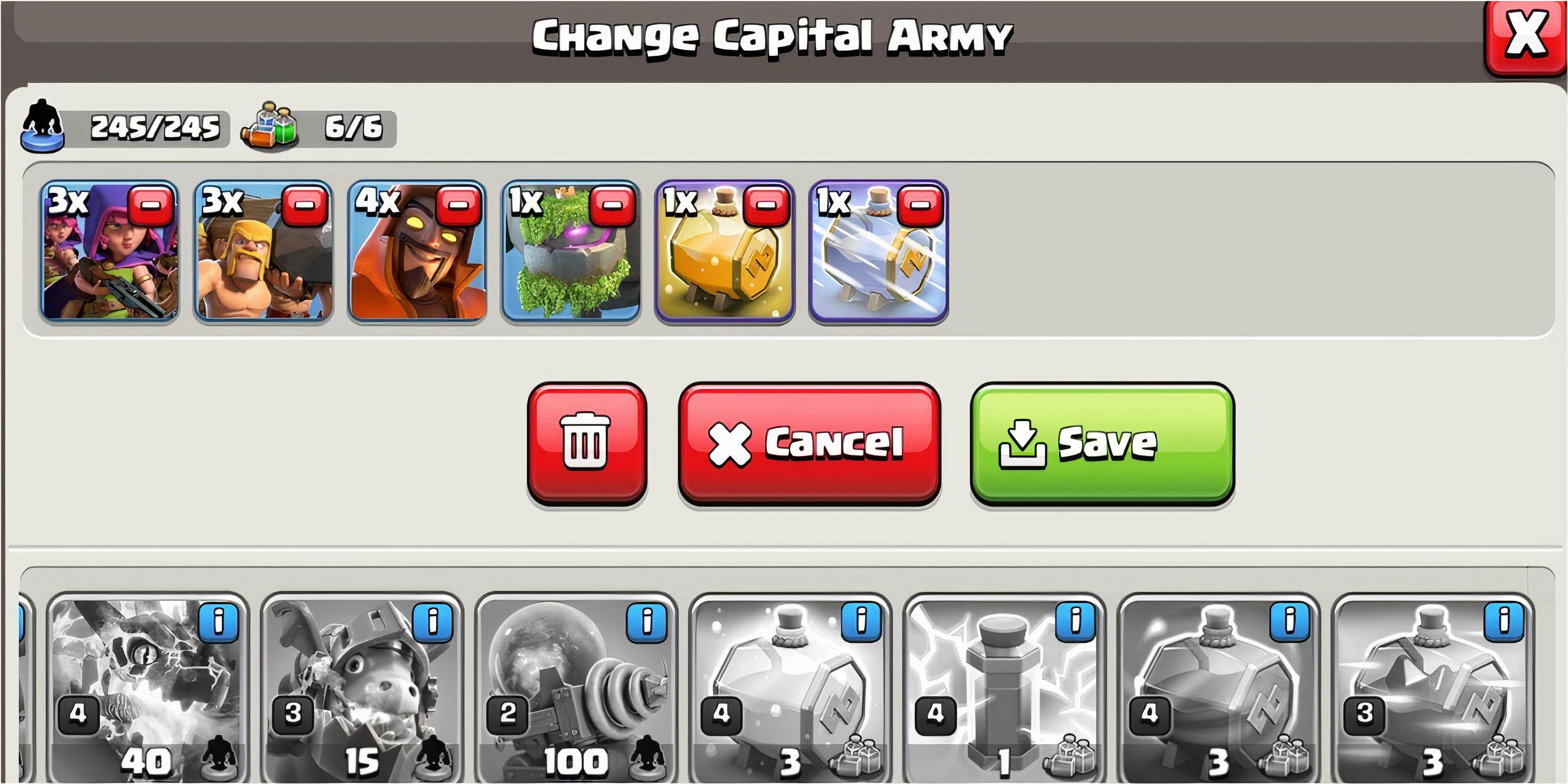 Mountain Golem & Super Wizard Combo