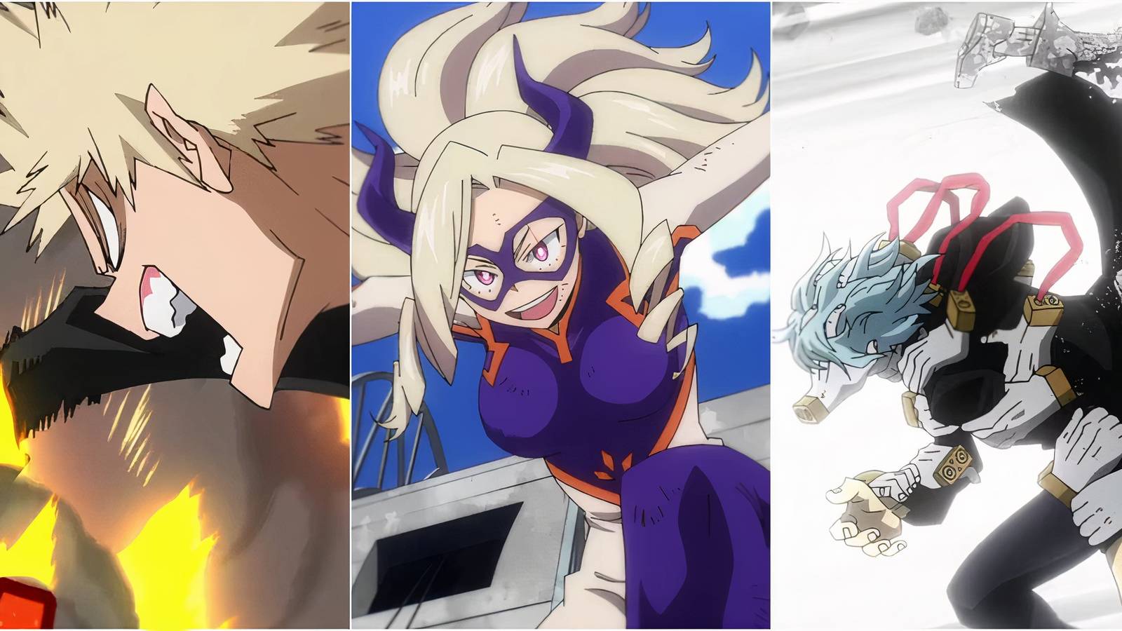 Bakugo, Mt Lady, Shigaraki