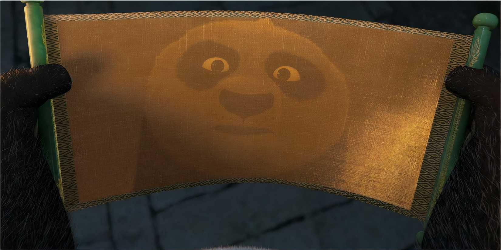 Po (Kung Fu Panda) Dragon scroll