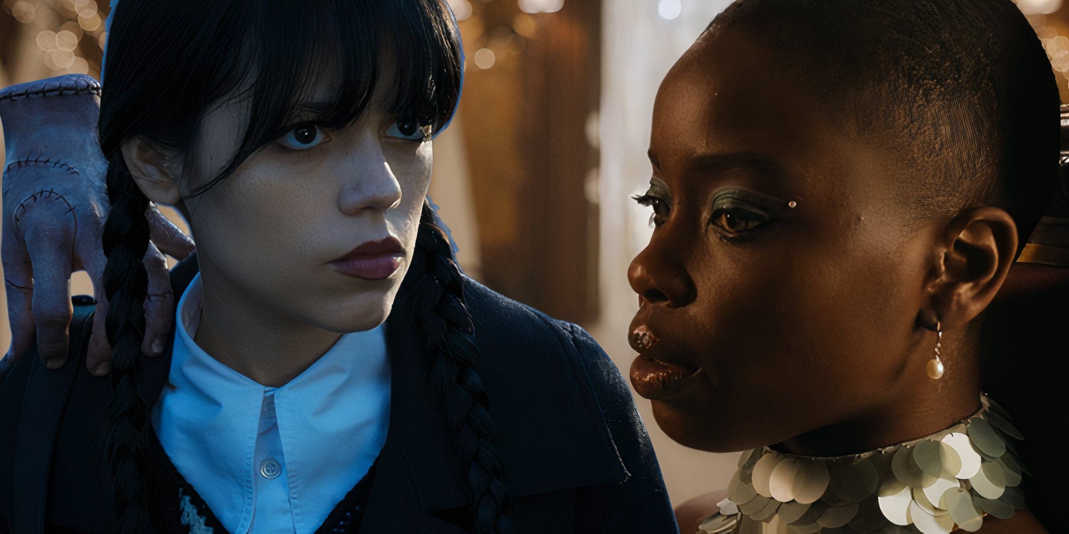 Bianca Barclay and Wednesday on Wednesday.