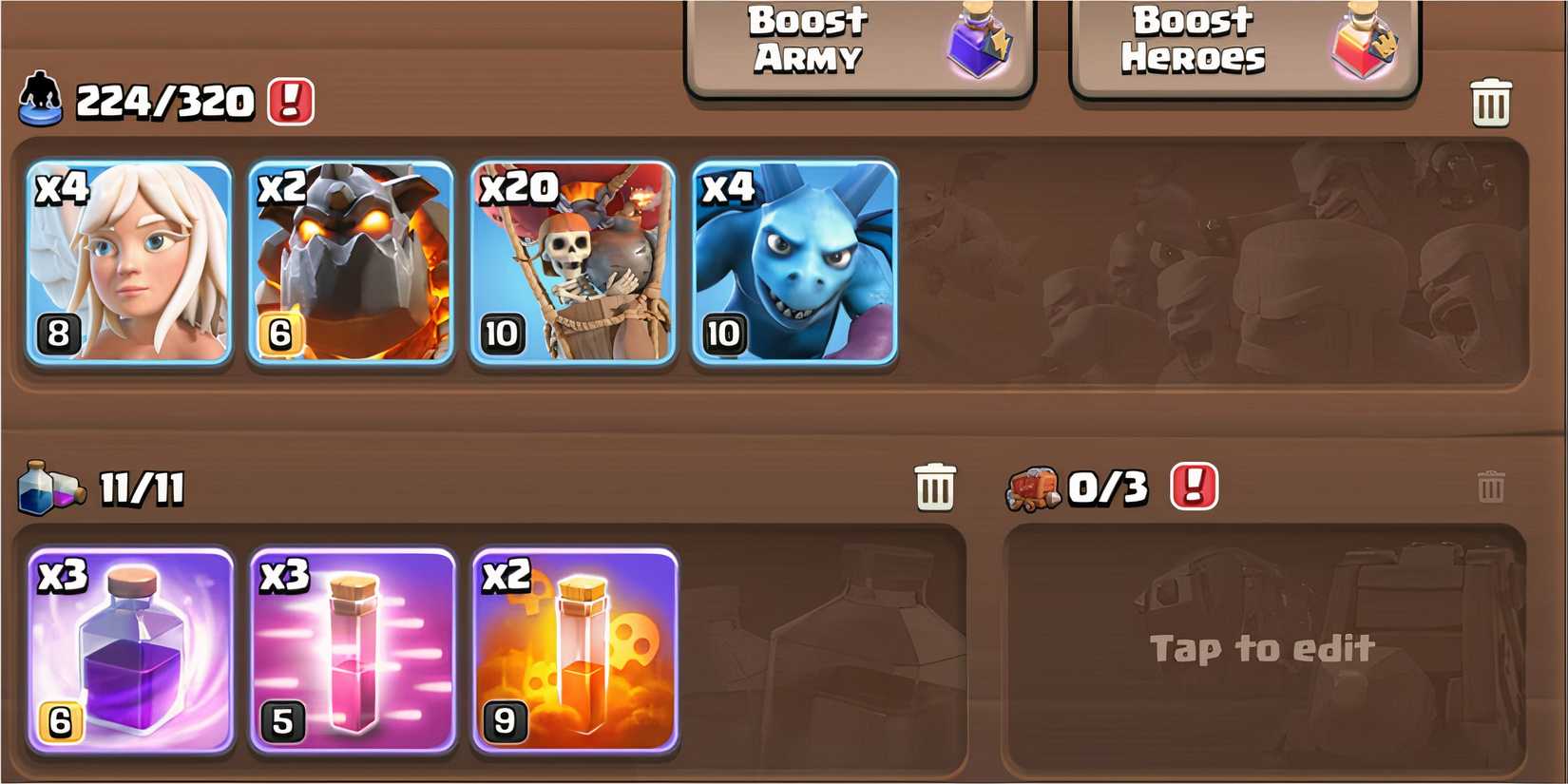 Healer, Lava hound, Balloon