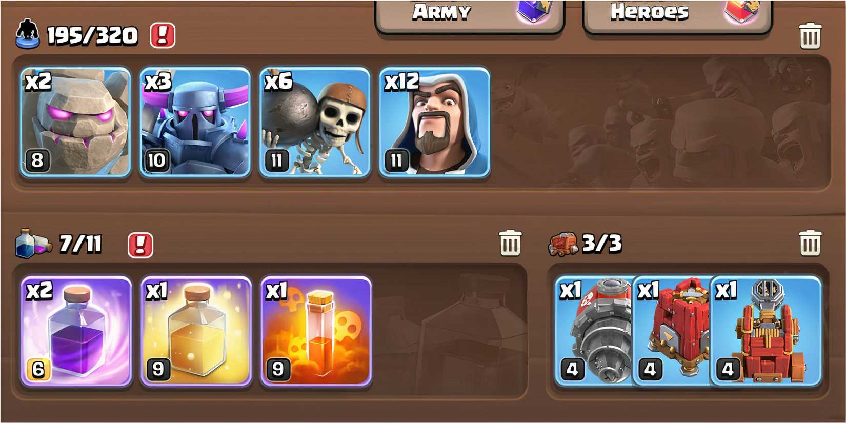 Golem, Pekka, Wizard