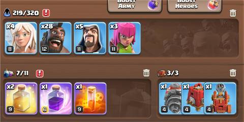 Queen Walk Hog Troops