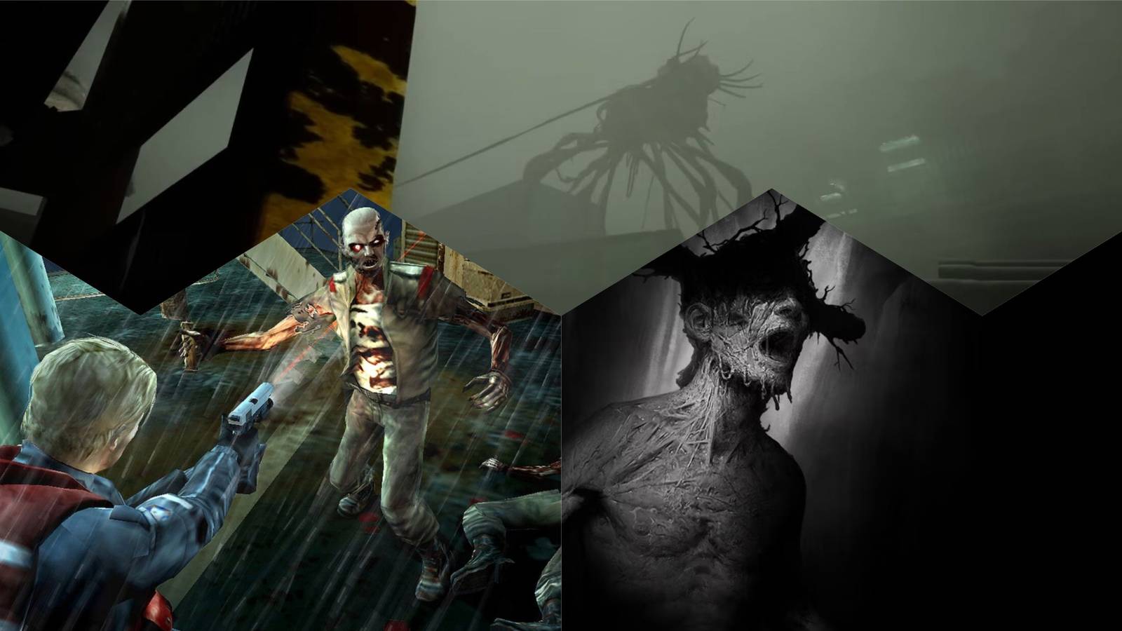 3 Way Split Image - Cold Fear, Still Wakes The Deep, Darkwood