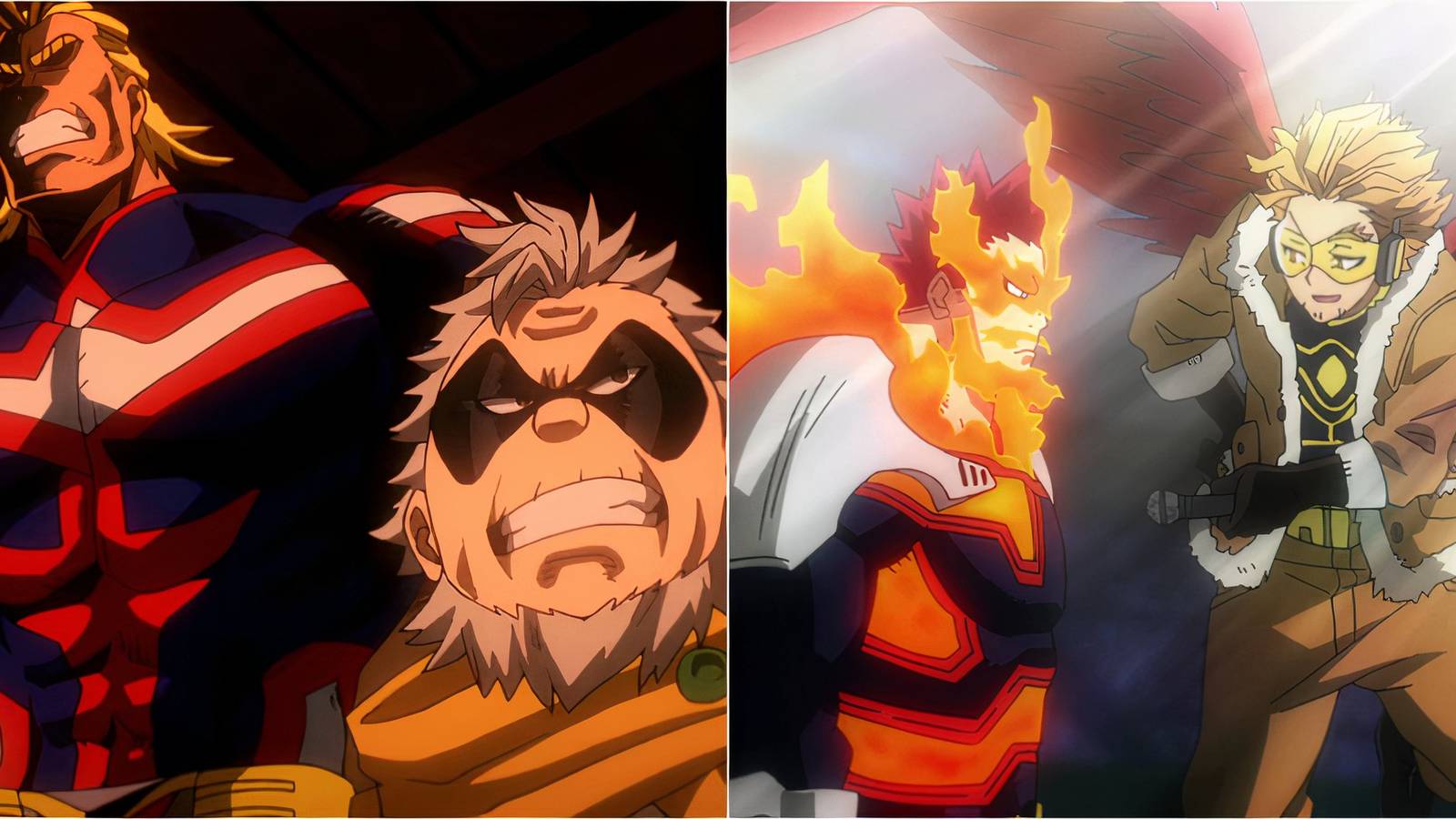 All Might, Torino, Hawks, Endeavor