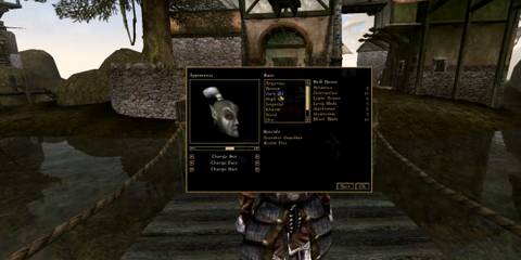 Morrowind - character creator appearance