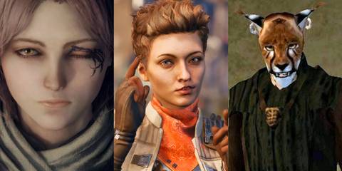 Elden Ring, Outer Worlds, Morrowind collage