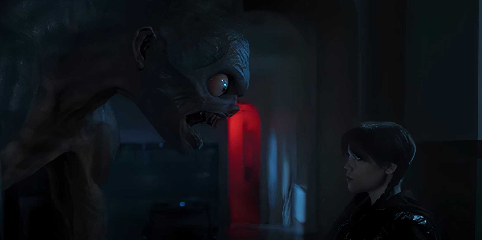 The Hyde and Wednesday in Wednesday Season 2.