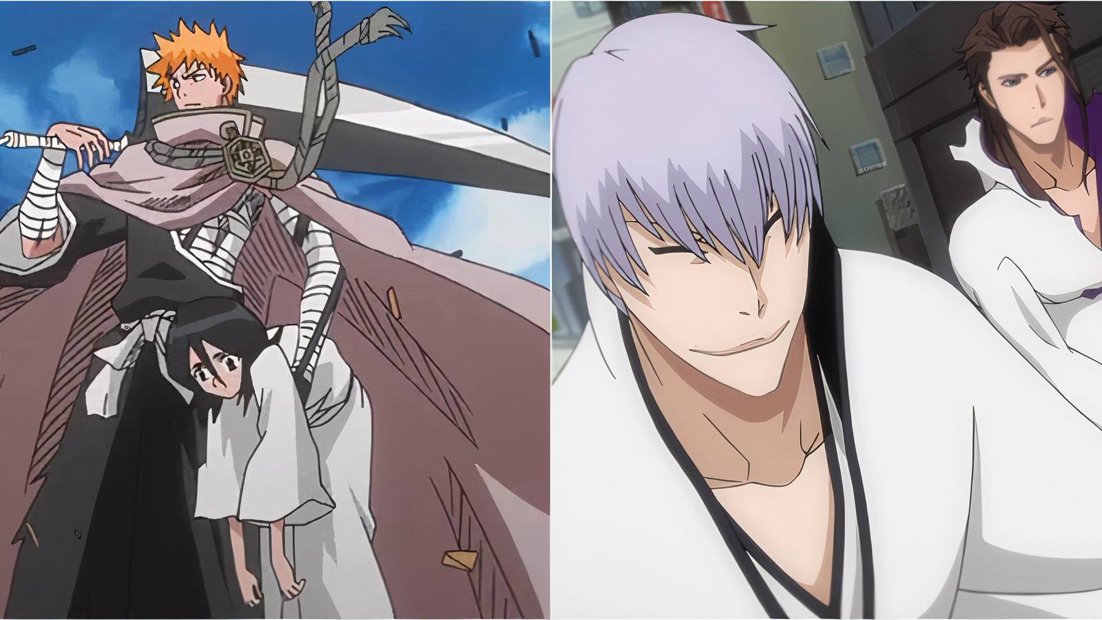 Ichigo, RRukia, Gin, Aizen