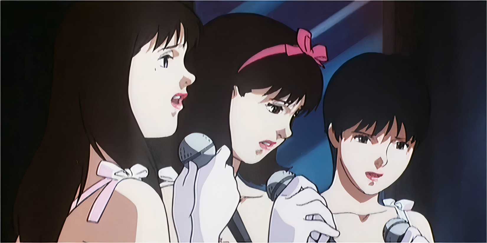 Three female singers from Perfect Blue.