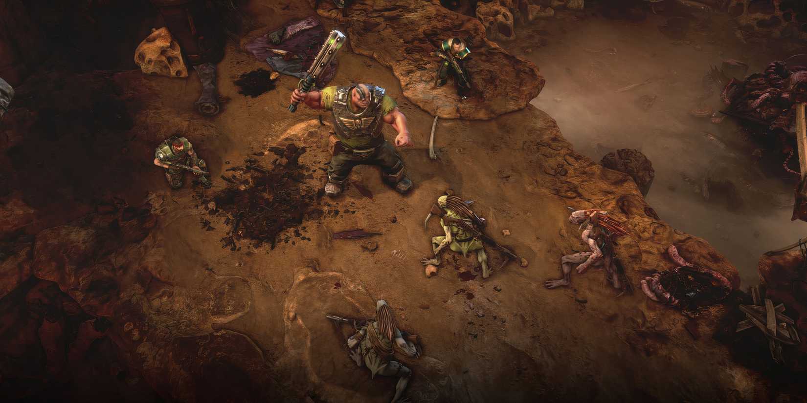 7 Exciting Reveals about Warhammer 40,000: Dark Heresy Cogg hits a Kroot Enemy