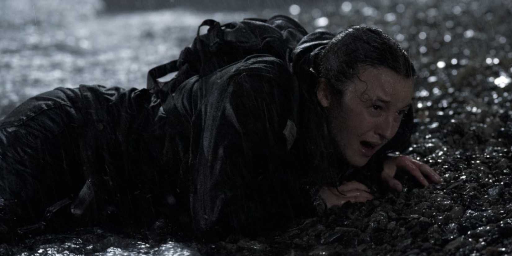 Last of us ellie crying rain
