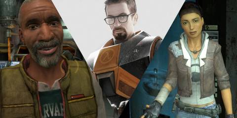 collage of half-life characters