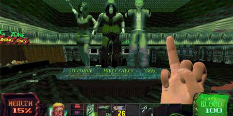 Slayers X: Terminal Aftermath: Vengance of the Slayer: Steffanie, Mikey Sykey, and Zane Statues