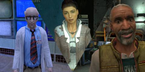 collage of 3 half-life characters
