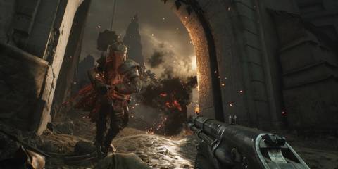 Witchfire: Echo Shotgun Vs Knight Enemy