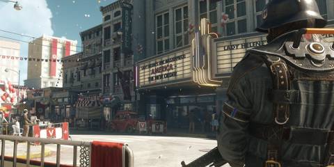 Wolfenstein II: The New Colossus: A Nazi soldier in America and at a parade