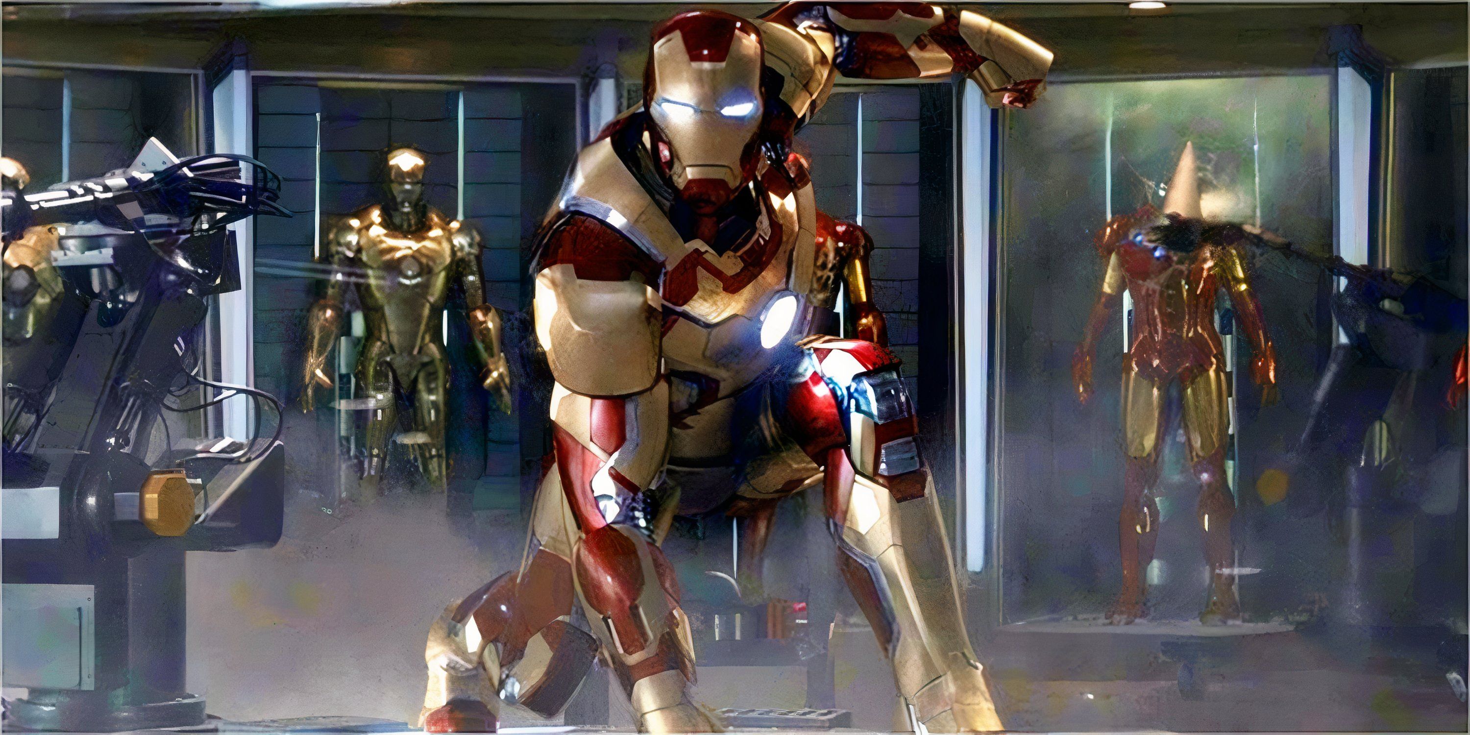 Iron Man - - Mark 42 garage test