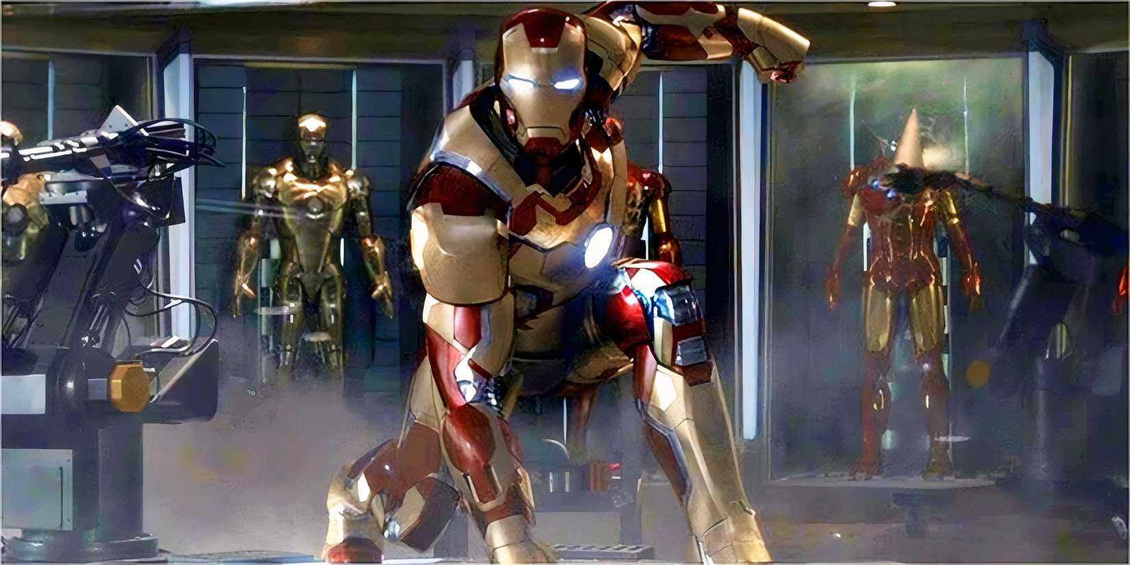 Iron Man 3 - Mark 42 Garage Test