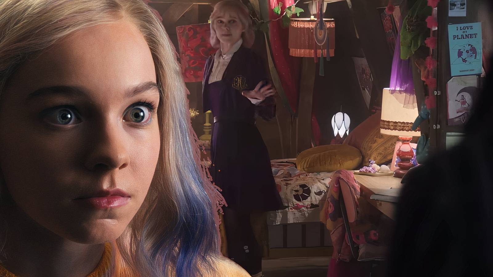 Enid and Wednesday in Wednesday Season 2.