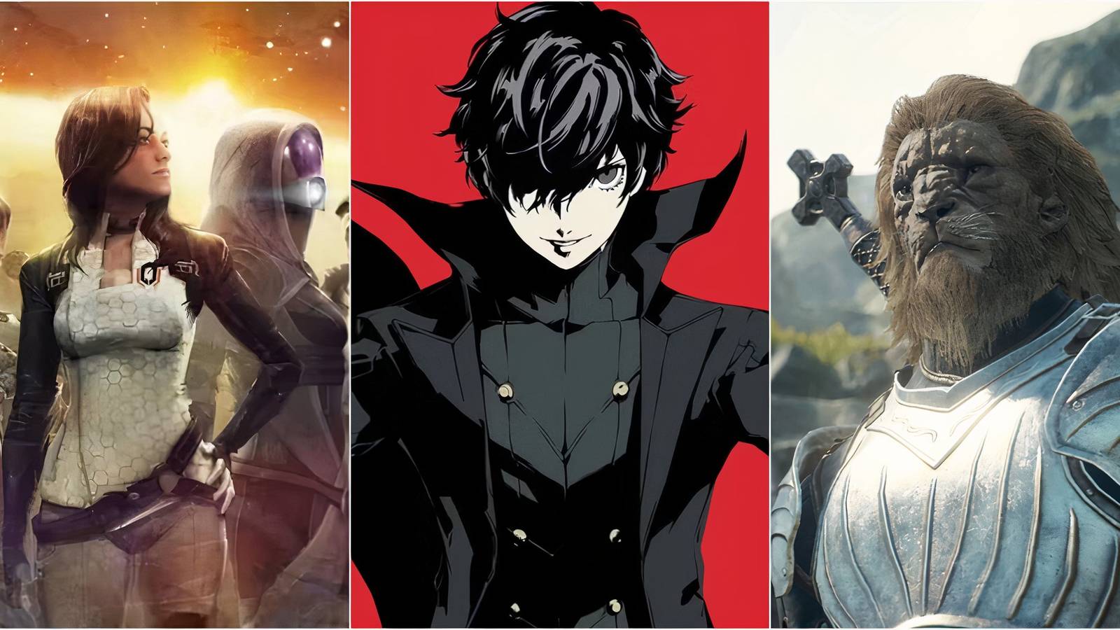 Mass Effect 2, Persona 5, Dragon's Dogma 2