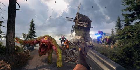 Serious Sam: Siberian Mayhem: Gnaar running at the player