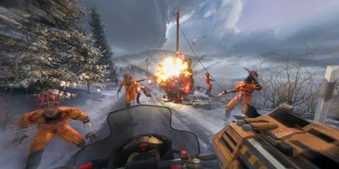 Serious Sam: Siberian Mayhem: Enemies Exploding 