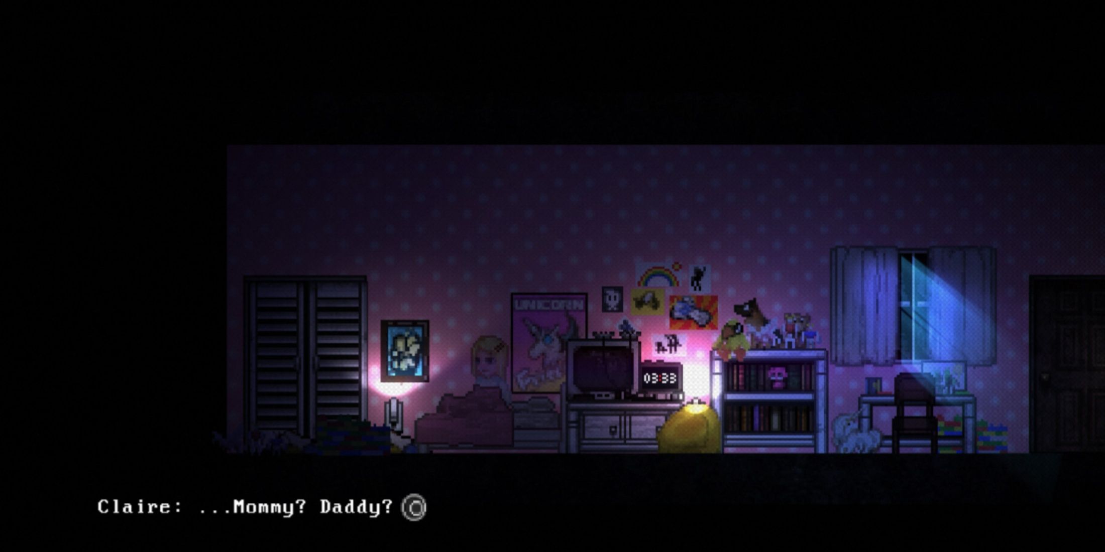 Claire - Claire in her bedroom